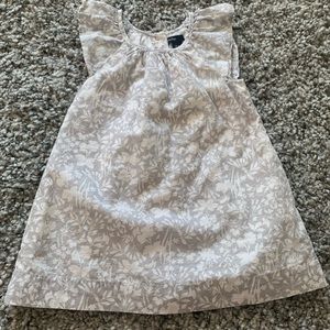 Baby Gap Gray Floral Dress